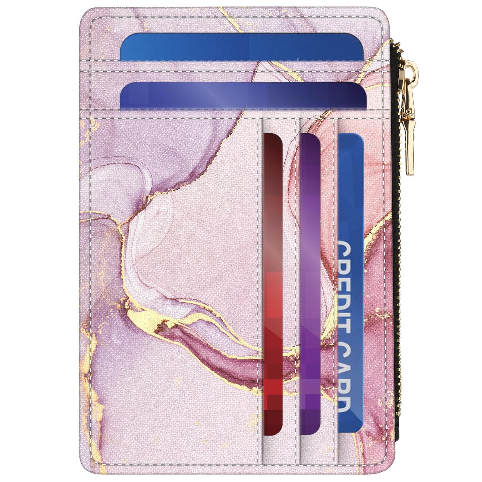 1119 Small Wallet Rfid Thin Wallet Thin Credit Card Holder Pink Marble 1119 Small Wallet Rfid Thin Wallet Thin Credit Card Holder Pink Marble